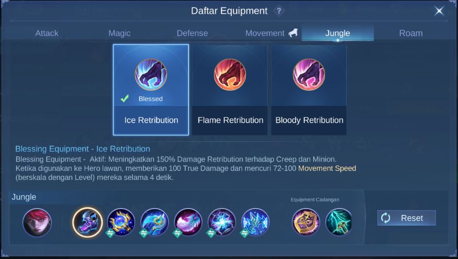 Set Build Item Julian Tersakit MLBB