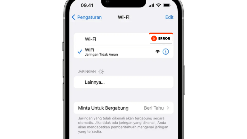 iPhone Tidak Bisa Konek WiFi